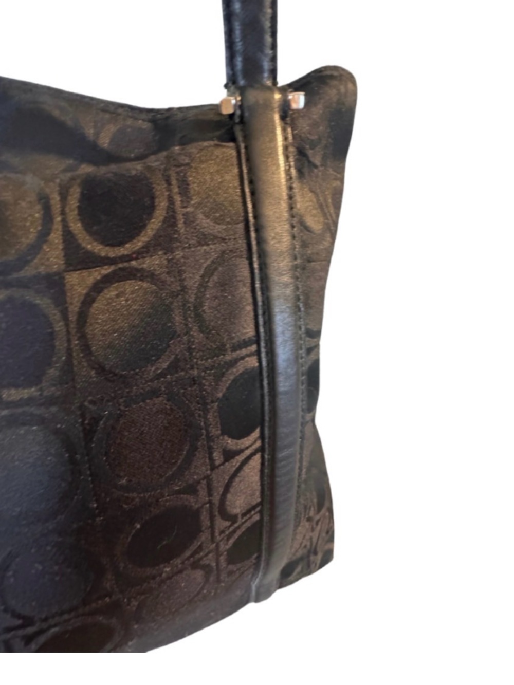 Vintage Salvatore Ferragamo Gancini Print Bag - Picture 10 of 12